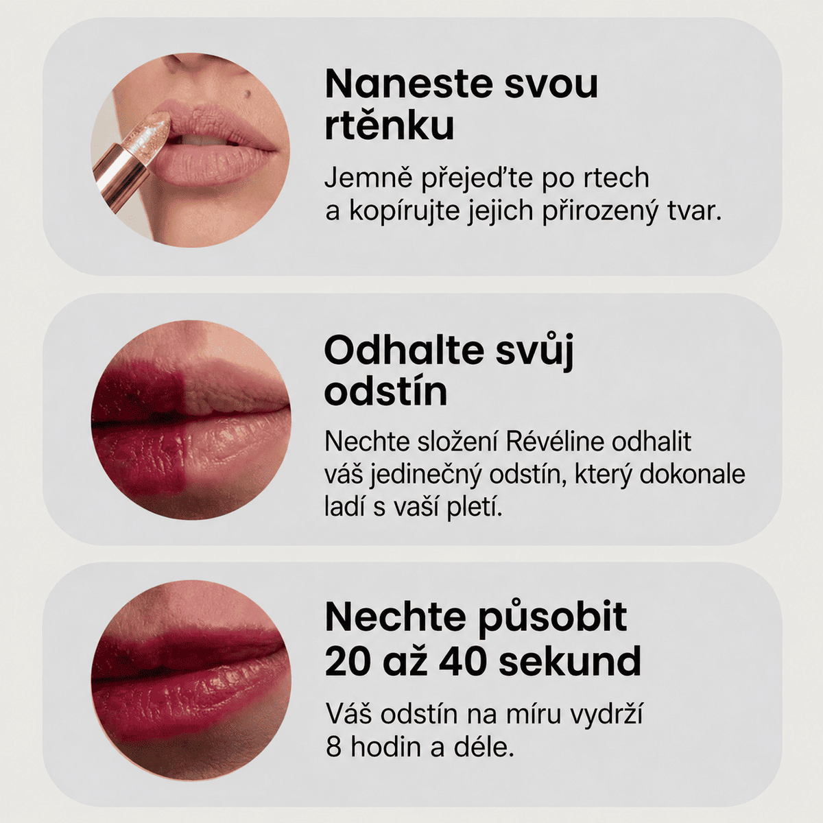 Rtěnka měnící barvu podle pH