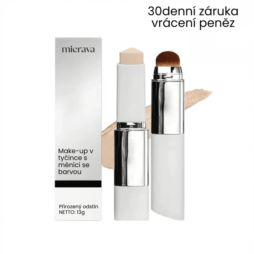 Make-up 2 v 1 s integrovaným štětcem