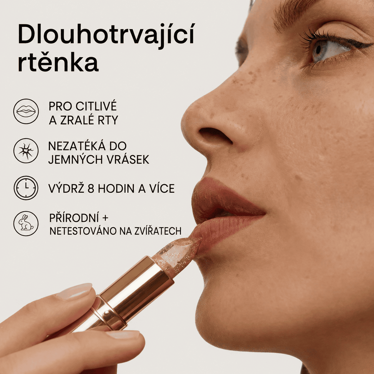 Rtěnka měnící barvu podle pH