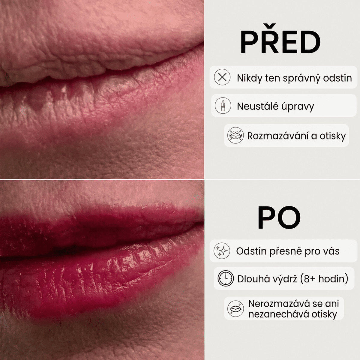 Rtěnka měnící barvu podle pH